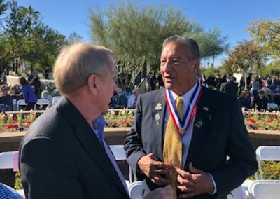 Dave Giles with Veterans