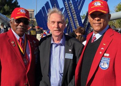 Dave Giles with Veterans