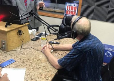 Dave Giles Live on air with DeeMan on KFNX