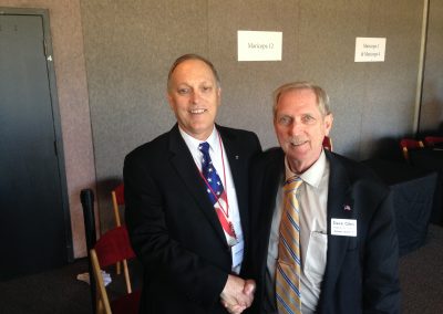 Dave Giles with Andy Biggs