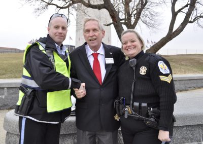 Dave with Christina Evans