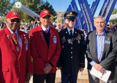 Dave Giles with Veterans
