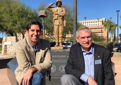 Dave Giles with Dan Farley