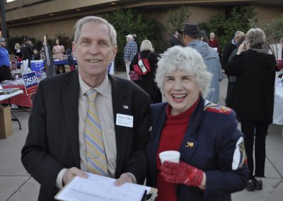Dave Giles with Carole Bartholomeaux