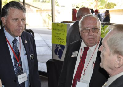 Dave Giles with David Farnsworth and Ron Ludders