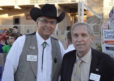 Dave Giles with Sheriff Mack